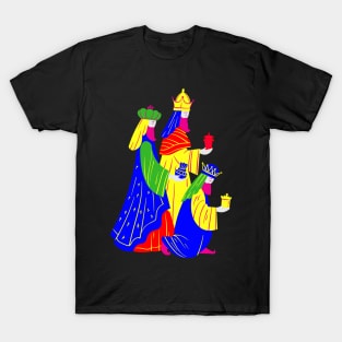 We Three Kings - 3 Wise Men - Christmas Nativity - Church T-Shirt